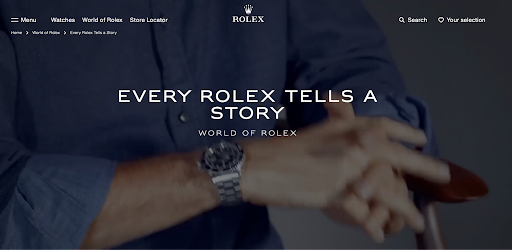 Rolex marketing psychology example